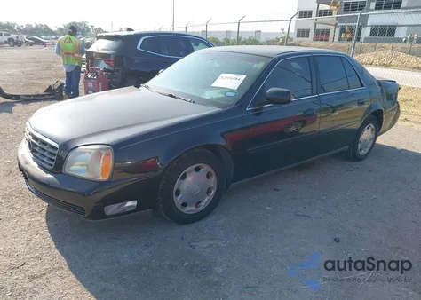2002 Cadillac Deville Dhs z USA, uszkodzony, nr VIN 1G6KE54Y72U235582